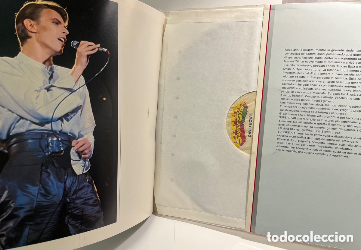 Discos de vinilo: David Bowie Superstar Lp 33 Nuovo - Foto 5
