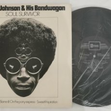 Discos de vinilo: DISCO VINILO JOHNNY JOHNSON & HIS BANDWAGON SOUL SURVIVOR LP 1971 ¡DISCO PERFECTO!