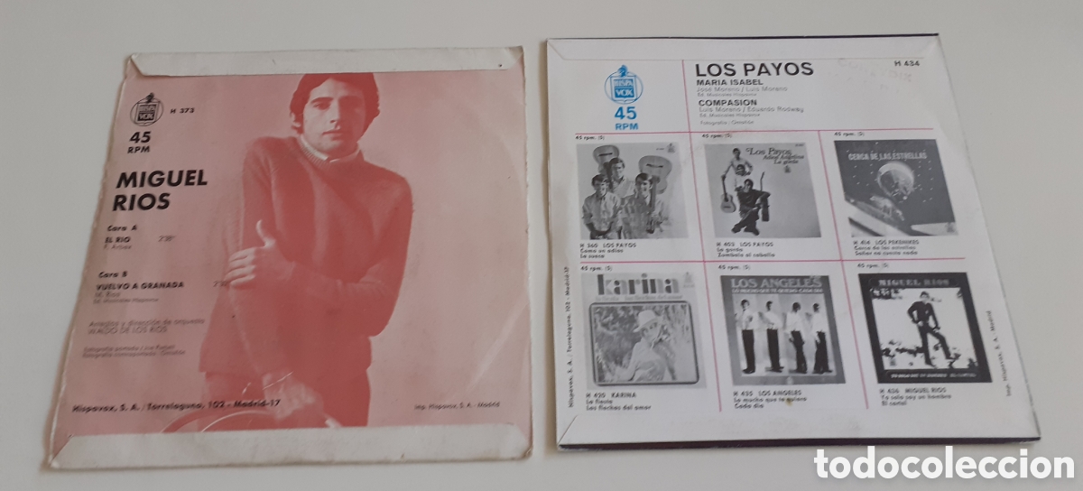 Discos de vinilo: Los Payos, Mar&iacute;a Isabel (Triana...) - Foto 2