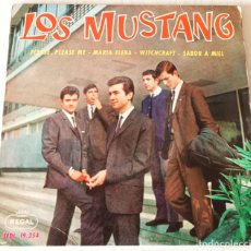 Discos de vinilo: LOS MUSTANG - PLEASE, PLEASE ME + 3 TEMAS REGAL - 1964
