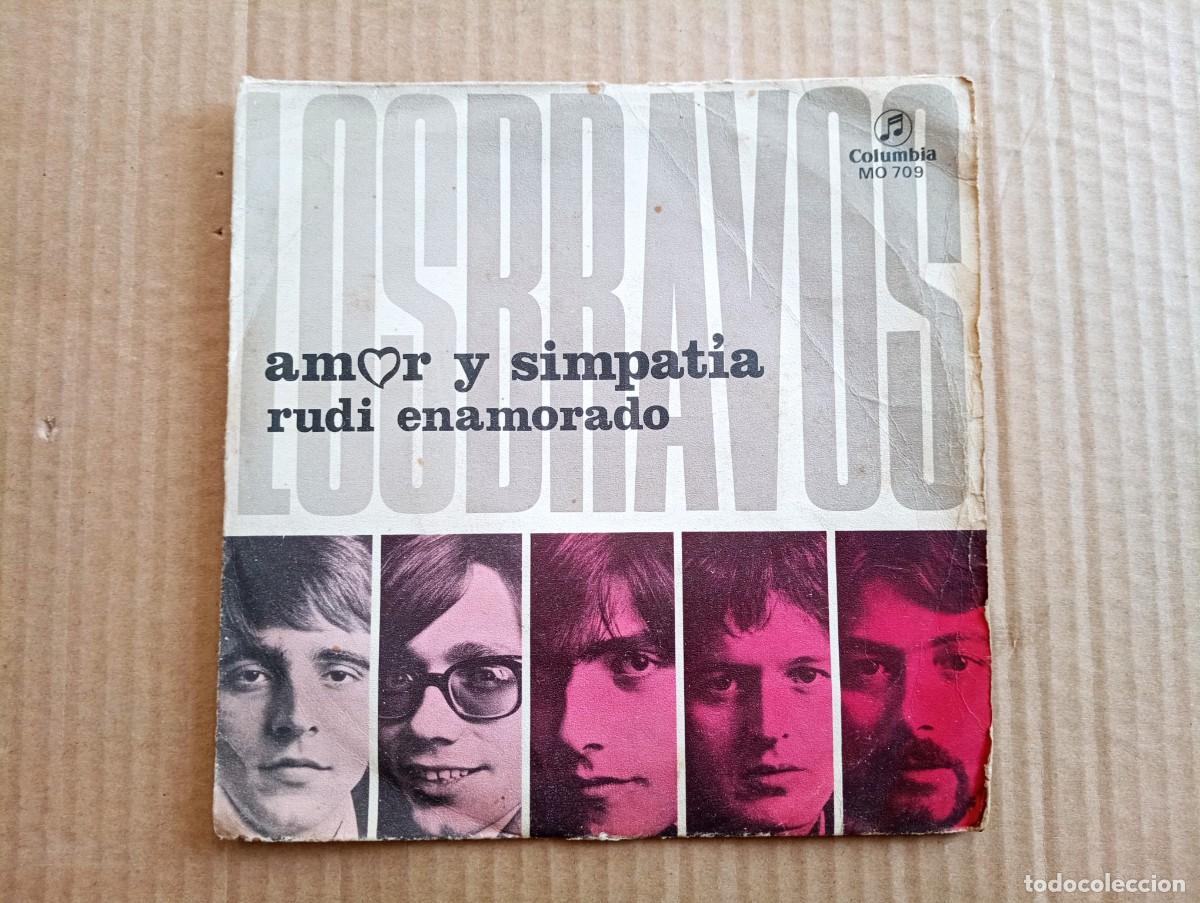 Discos de vinilo: LOS BRAVOS - AMOR Y SIMPATIA SINGLE 1969 - Foto 1
