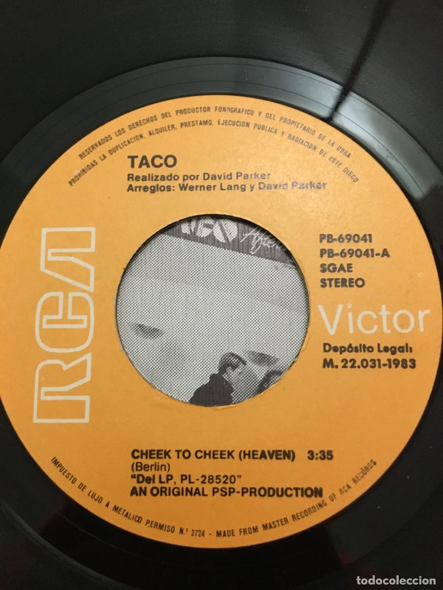 Discos de vinilo: Taco &lrm;&ndash; Cheek To Cheek (Heaven) - Foto 3