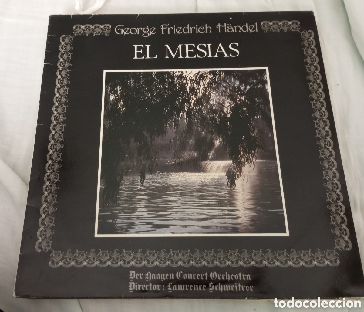 Discos de vinilo: Lp handel el Mes&iacute;as director Lawrence schweitfer - Foto 1
