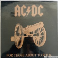 Discos de vinilo: AC/DC - FOR THOSE ABOUT TO ROCK, LP VINILO ORIGINAL 1981