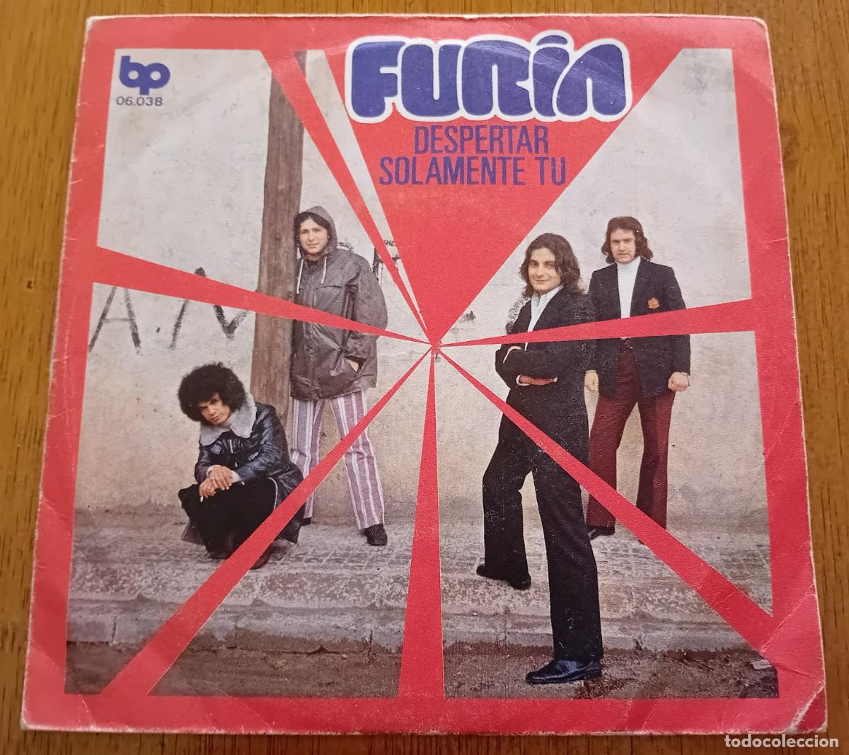 Discos de vinilo: FURIA Despertar (BP-Espa&ntilde;a 1973) SINGLE VG/EX - Foto 1