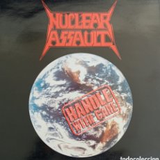 Discos de vinilo: NUCLEAR ASSAULT - HANDLE WITH CARE, LP VINILO ORIGINAL 1989
