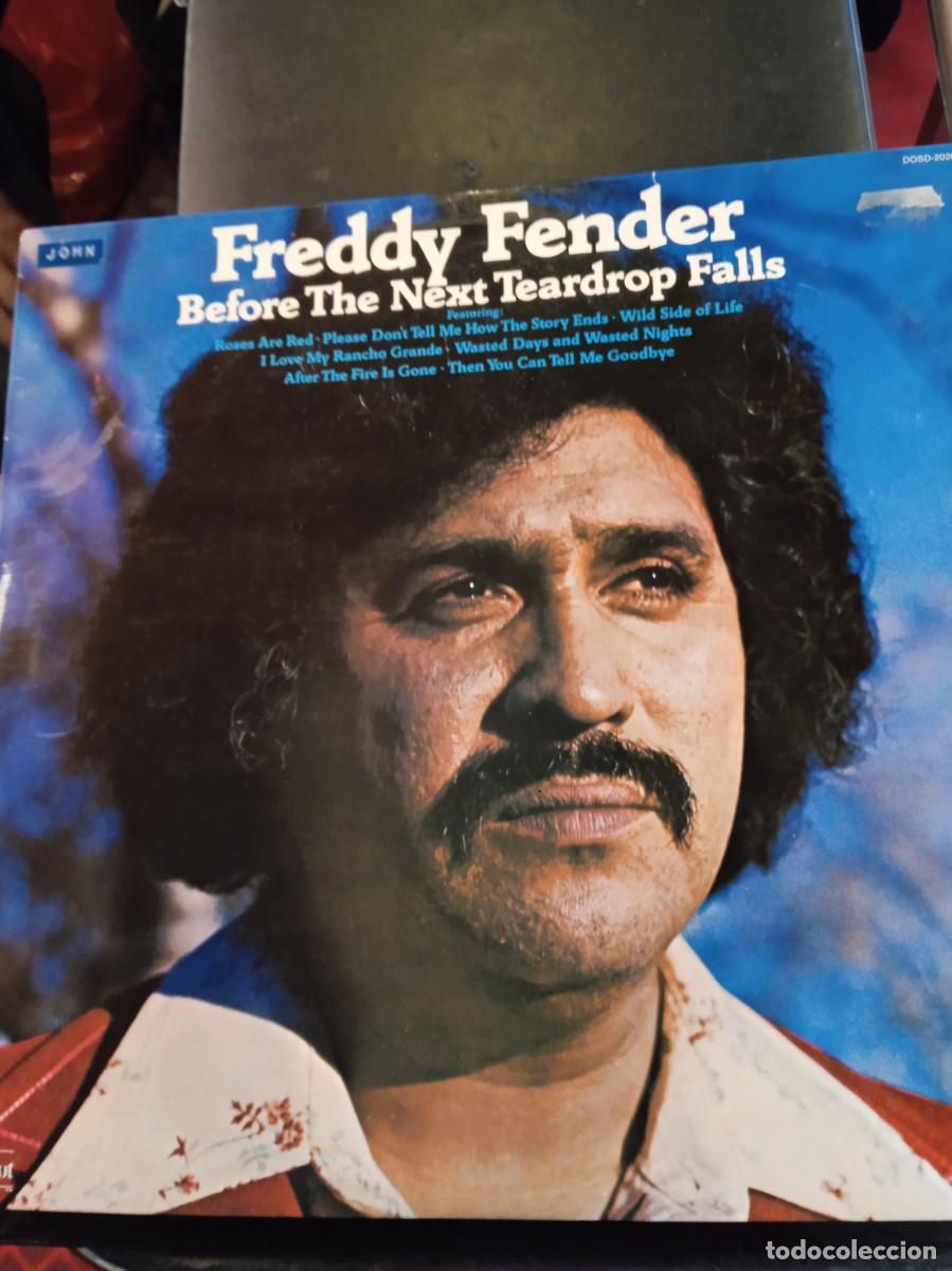 Discos de vinilo: FREDDY FENDER- BEFORE THE NEXT TEARDROP FALLS. LP - Foto 1