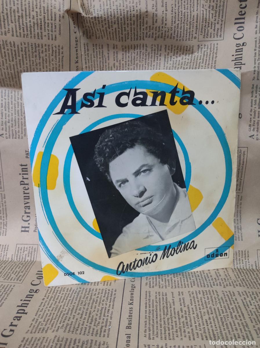 Discos de vinilo: Antonio Molina &ndash; As&iacute; Canta... - Foto 1