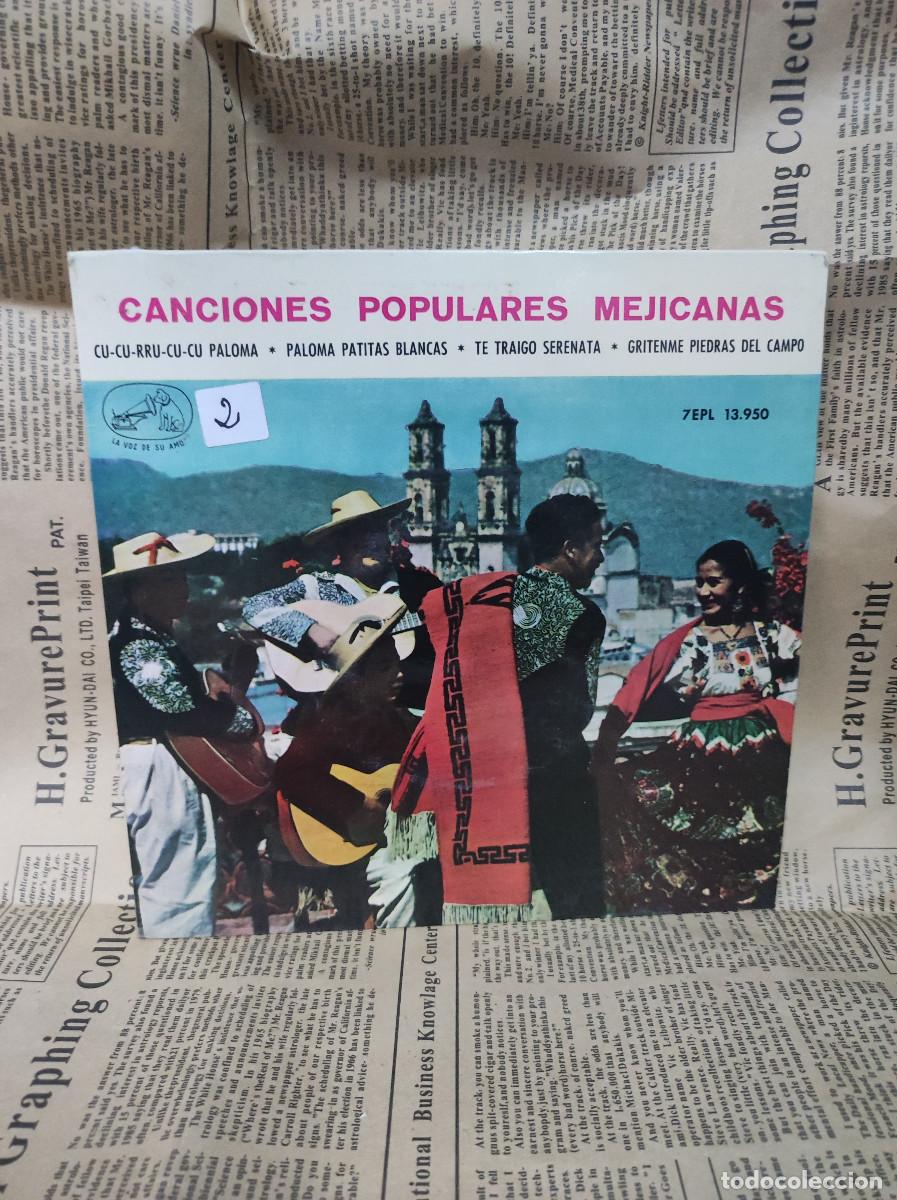 Discos de vinilo: CACIONES POPULARES MEJICANAS - Foto 1