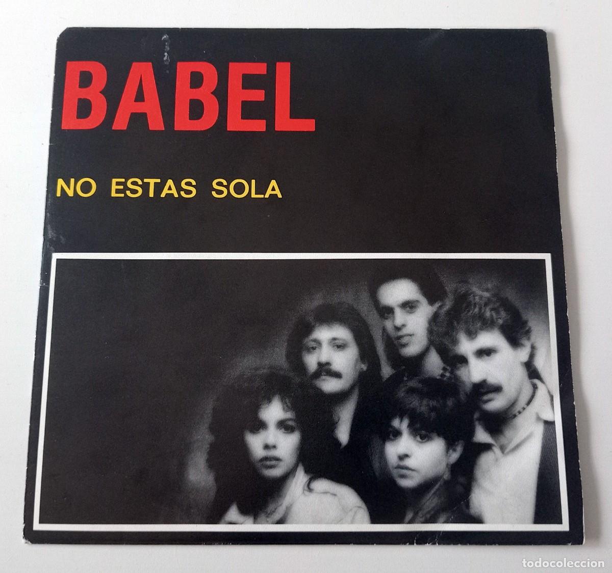 Discos de vinilo: SINGLE BABEL - NO EST&Aacute;S SOLA - Foto 1