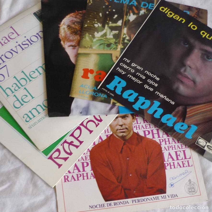 Discos de vinilo: 5 EPs + 1 single de Raphael - Foto 1
