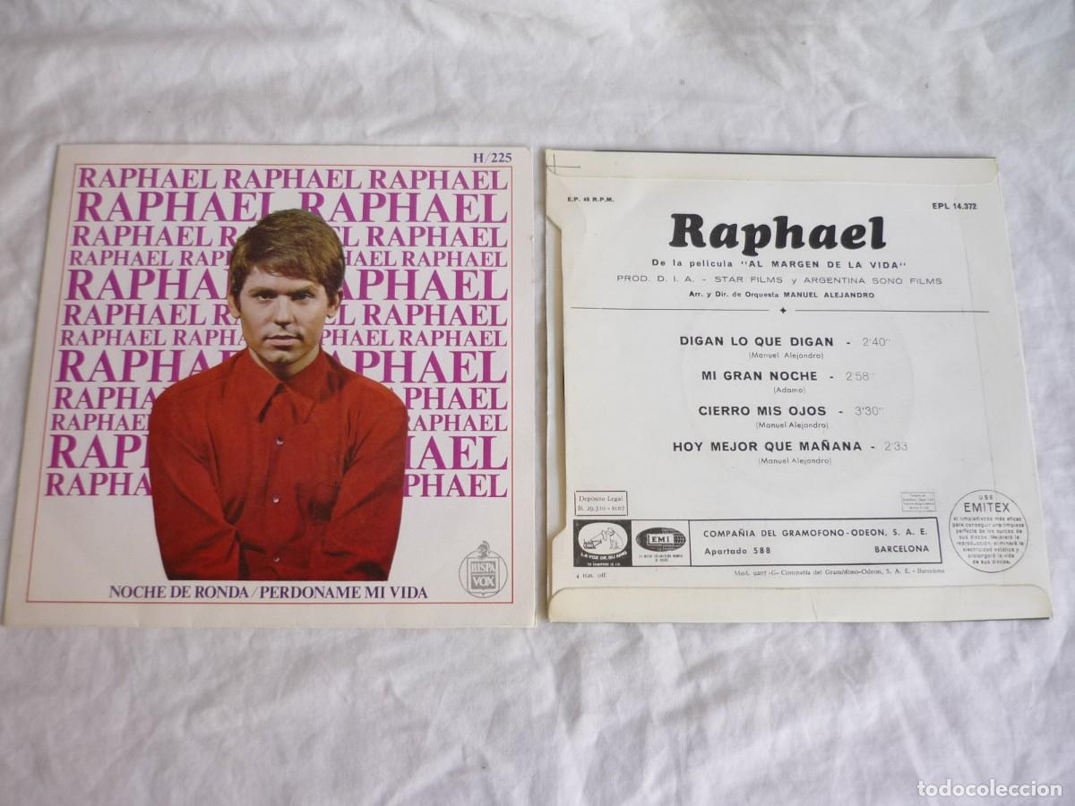 Discos de vinilo: 5 EPs + 1 single de Raphael - Foto 3