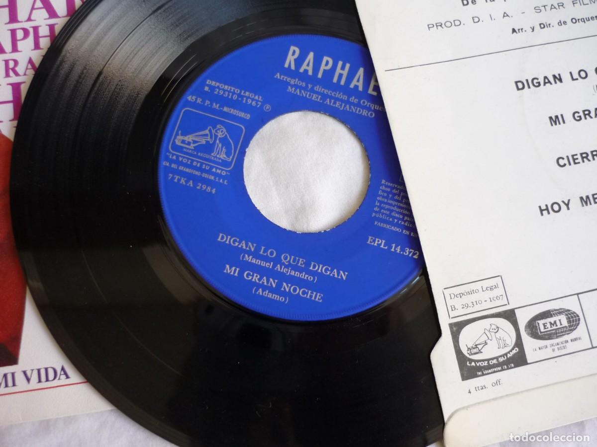 Discos de vinilo: 5 EPs + 1 single de Raphael - Foto 4