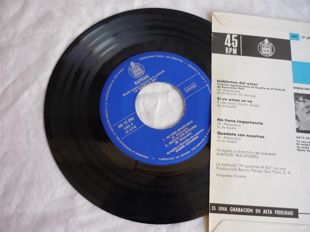 Discos de vinilo: 5 EPs + 1 single de Raphael - Foto 13