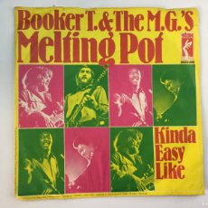 Discos de vinilo: BROOKER T. & THE M.G.'S -MELTING POT / KINDA EASY LIKE