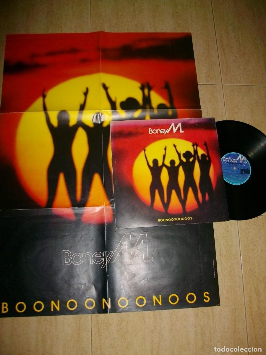 Discos de vinilo: Boney M. &ndash; Boonoonoonoos POSTER + LP - Foto 1