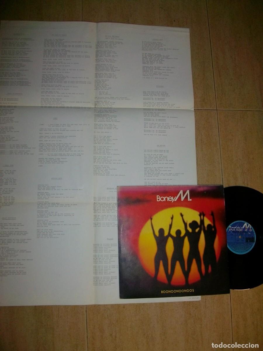 Discos de vinilo: Boney M. &ndash; Boonoonoonoos POSTER + LP - Foto 2