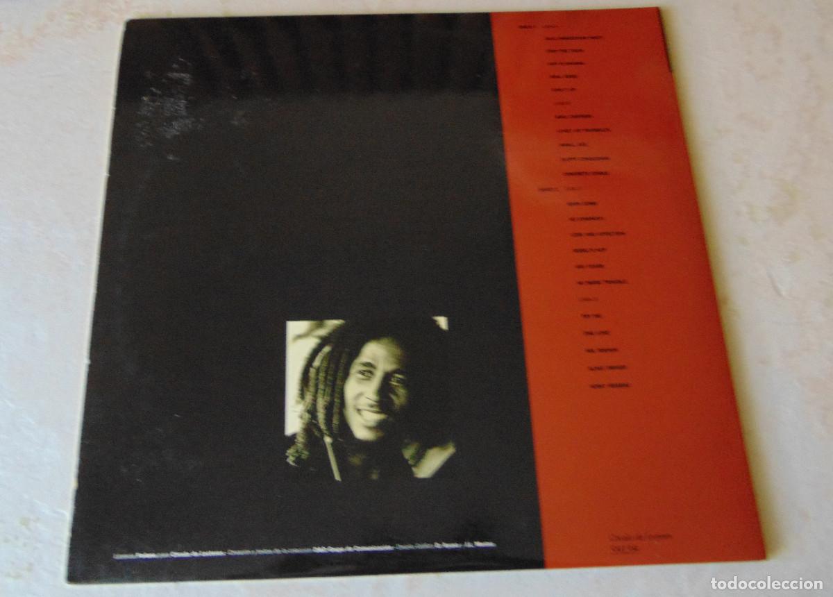 Discos de vinilo: BOB MARLEY - DOBLE LP CIRCULO DE LECTORES - PORTADA GATEFOLD - Foto 4