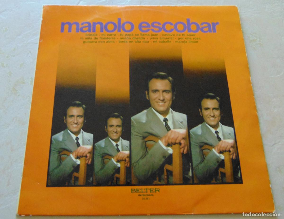 Discos de vinilo: MANOLO ESCOBAR - LP BELTER 1971 - - Foto 2