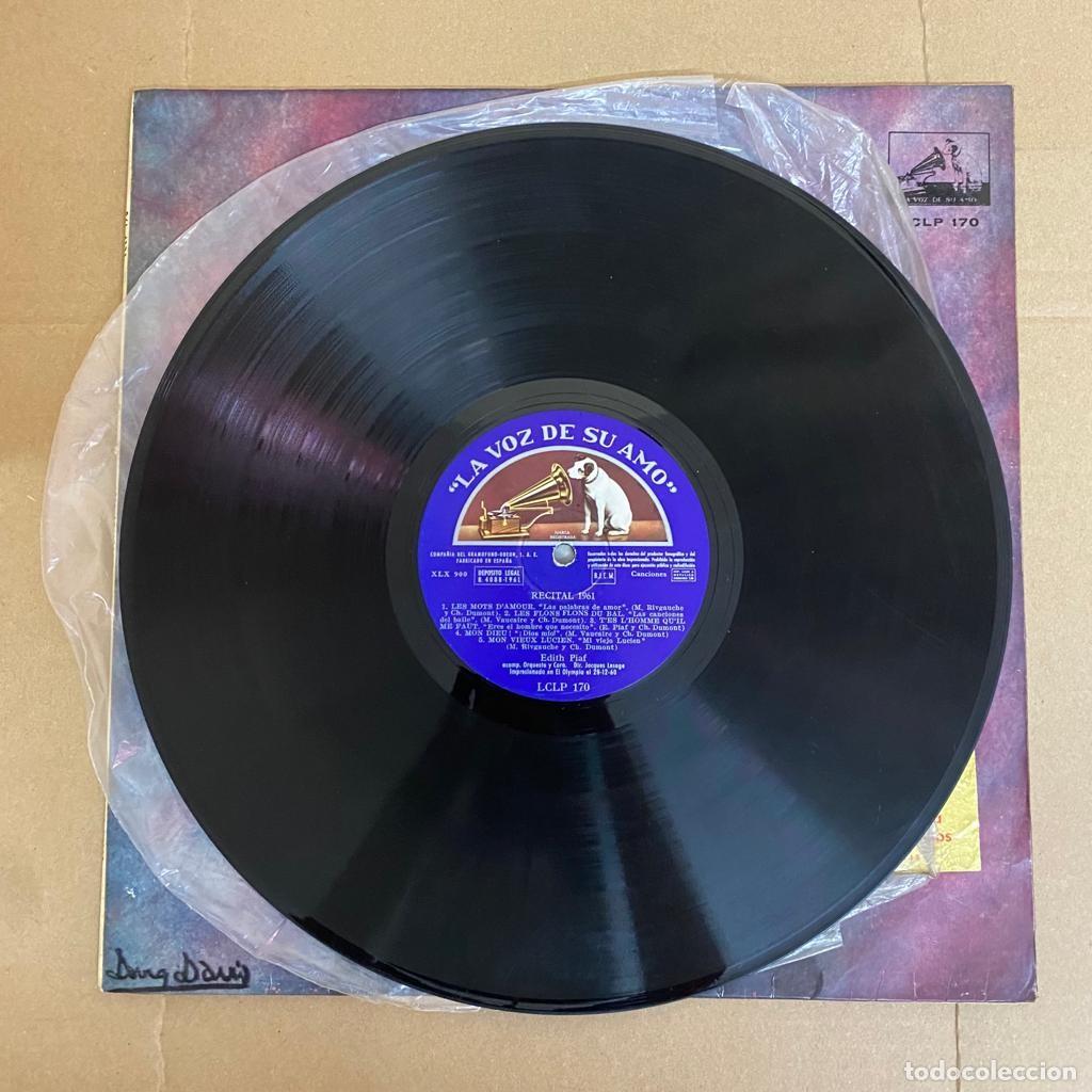 Discos de vinilo: &Eacute;dith Piaf* &ndash; Recital 1961 - Foto 6