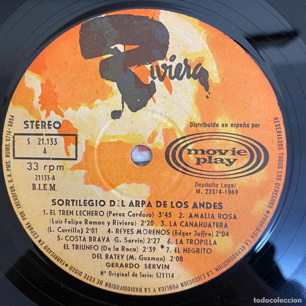 Discos de vinilo: Gerardo Servin &ndash; Sortilegio Del Arpa De Los Andes - Foto 5