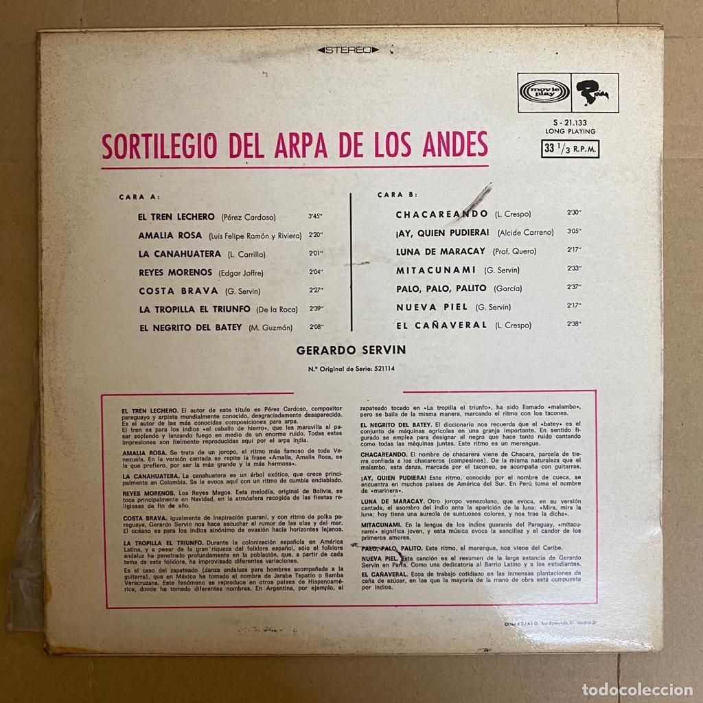Discos de vinilo: Gerardo Servin &ndash; Sortilegio Del Arpa De Los Andes - Foto 2