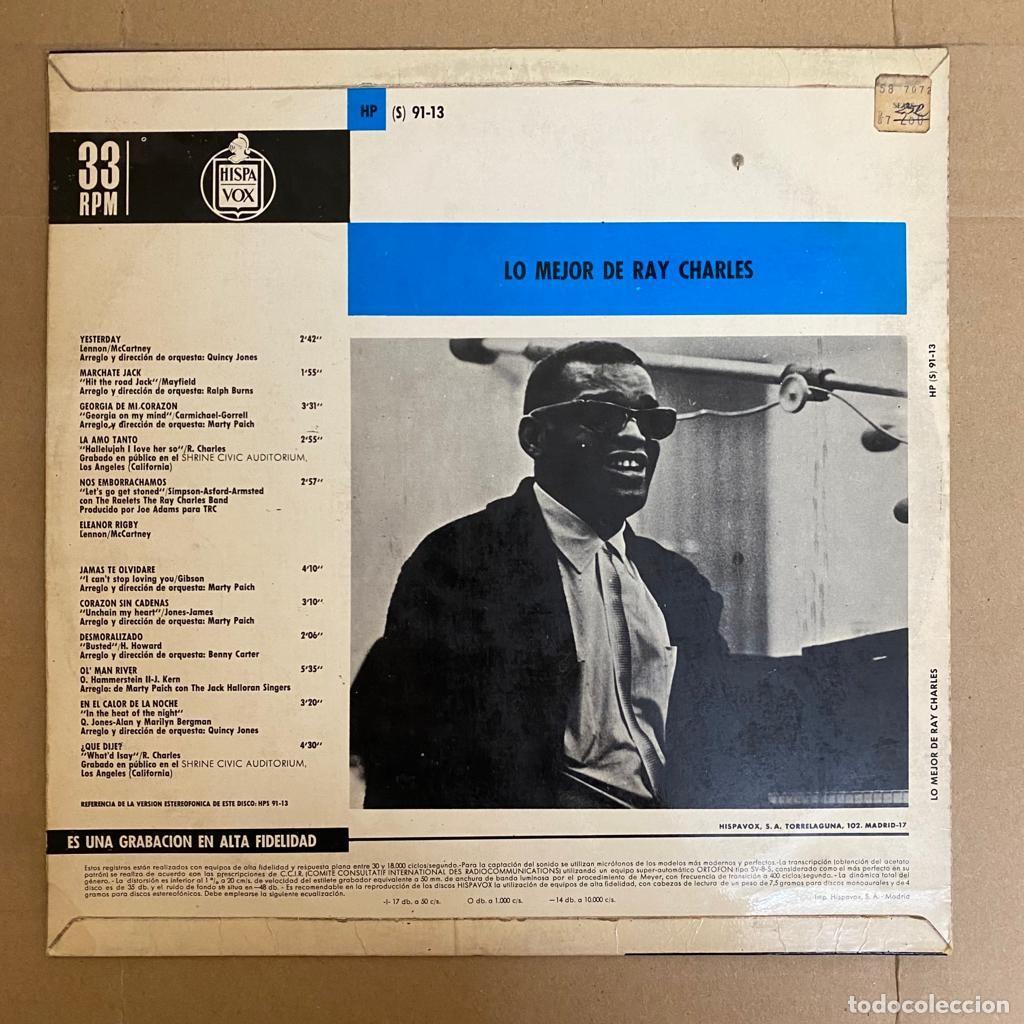 Discos de vinilo: Ray Charles &ndash; Lo Mejor De Ray Charles - Foto 2