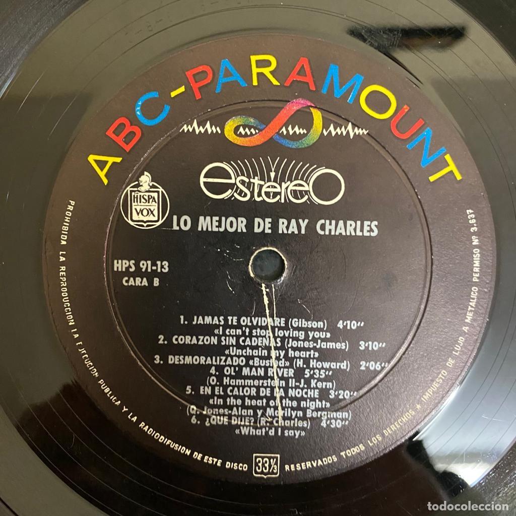 Discos de vinilo: Ray Charles &ndash; Lo Mejor De Ray Charles - Foto 4