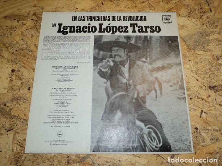 Discos de vinilo: IGNACIO LOPEZ TARSO - EN LAS TRINCHERAS DE LA REVOLUCION - Foto 2