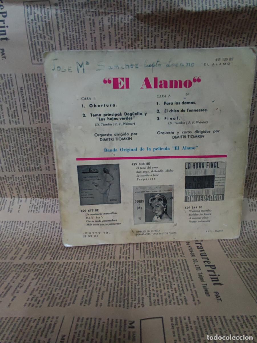 Discos de vinilo: D. Tiomkin, P. F. Webster &ndash; El Alamo - Foto 2