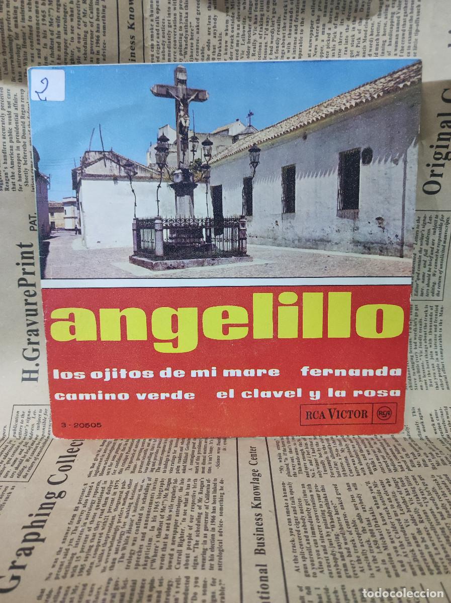 Discos de vinilo: Angelillo &ndash; Los Ojitos De Mi Mare - Foto 2
