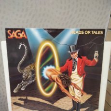 Discos de vinilo: SAGA. ” HEADS OR TALES ”. PRIMERA EDICIÓN ALEMANA. 1983. POLYDOR RECORDS.