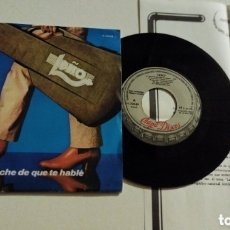Discos de vinilo: SINGLE-LEÑO-LA NOCHE DE QUE TE HABLÉ-1980-SPAIN-PROMOCIONAL CON HOJA DE PRENSA