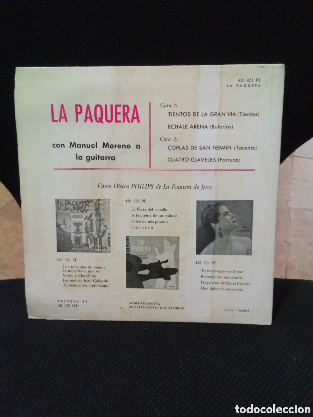 Discos de vinilo: La Paquera de Jerez - Foto 2