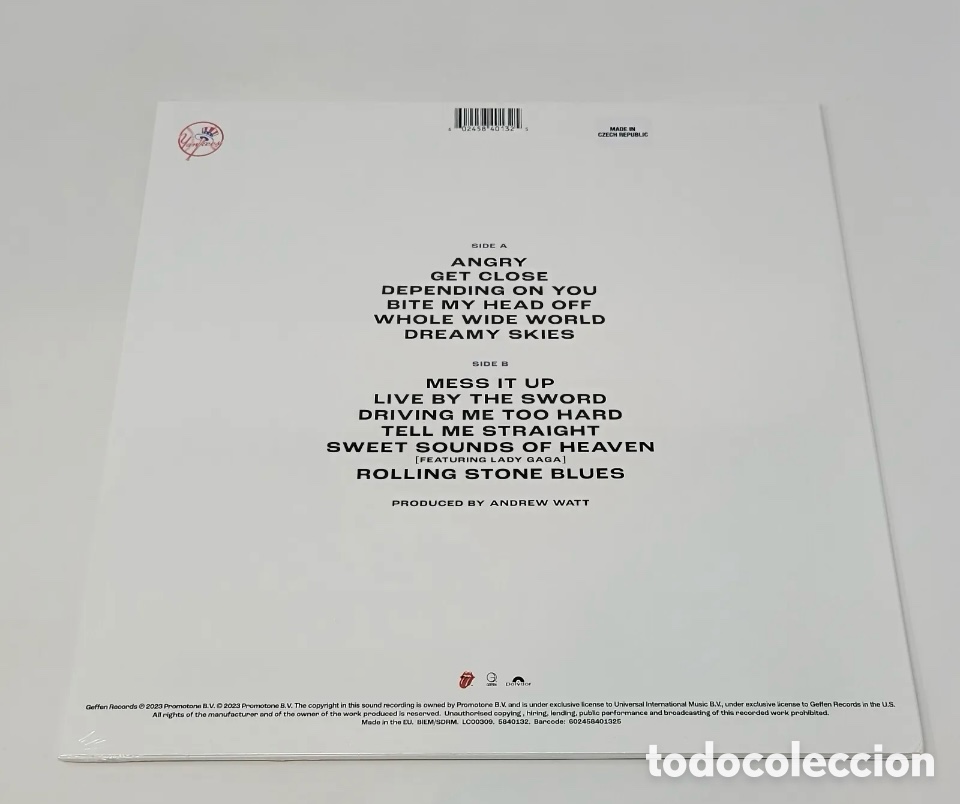 Discos de vinilo: Rolling Stones Hackney Diamonds b&eacute;isbol Yankees - Foto 2