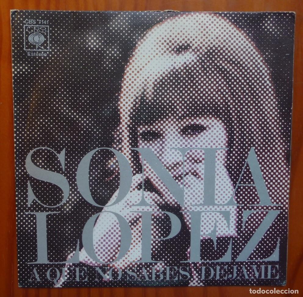 Discos de vinilo: SONIA LOPEZ / A QUE NO SABES / 1971 / SINGLE - Foto 1