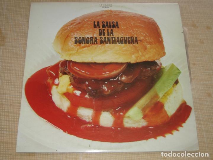 Discos de vinilo: LA SALSA DE LA SONORA SANTIAGUE&Ntilde;A - LP - Foto 1
