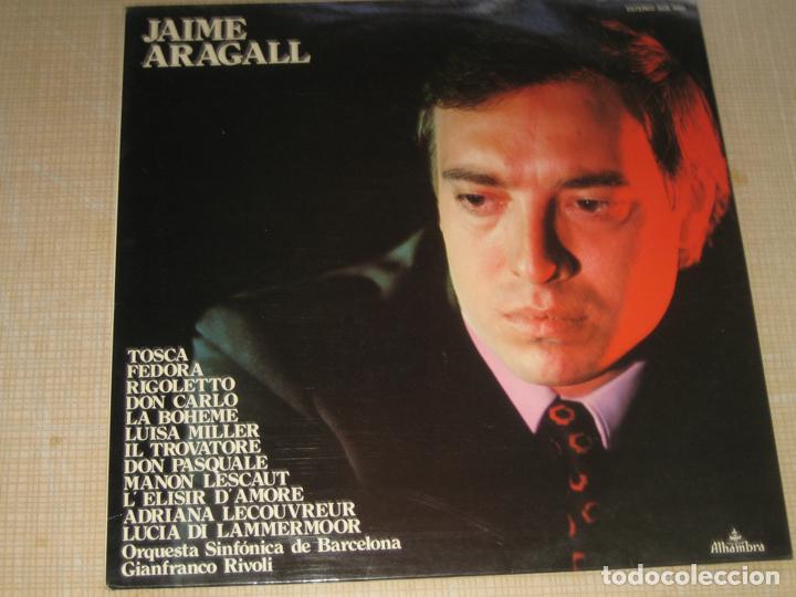 Discos de vinilo: JAIME ARAGALL - LP - Foto 1
