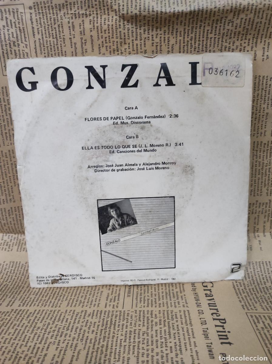 Discos de vinilo: Gonzalo &ndash; Flores De Papel - Foto 2