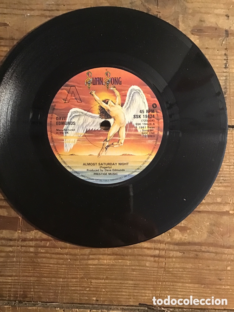 Discos de vinilo: Dave Edmunds Almost Saturday Night - Foto 3