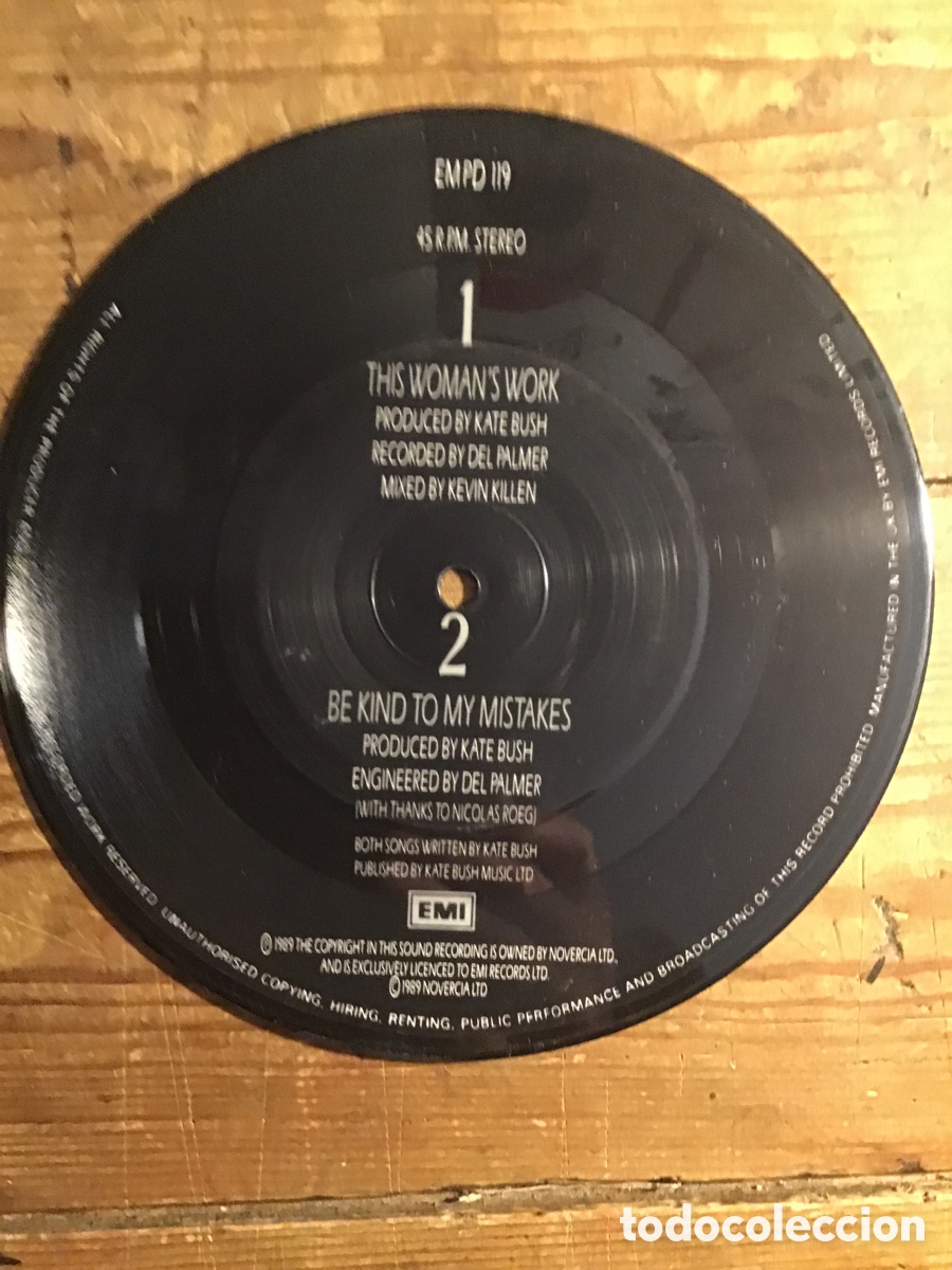 Discos de vinilo: Kate Bush This Woman&rsquo;s Work pic disk - Foto 2