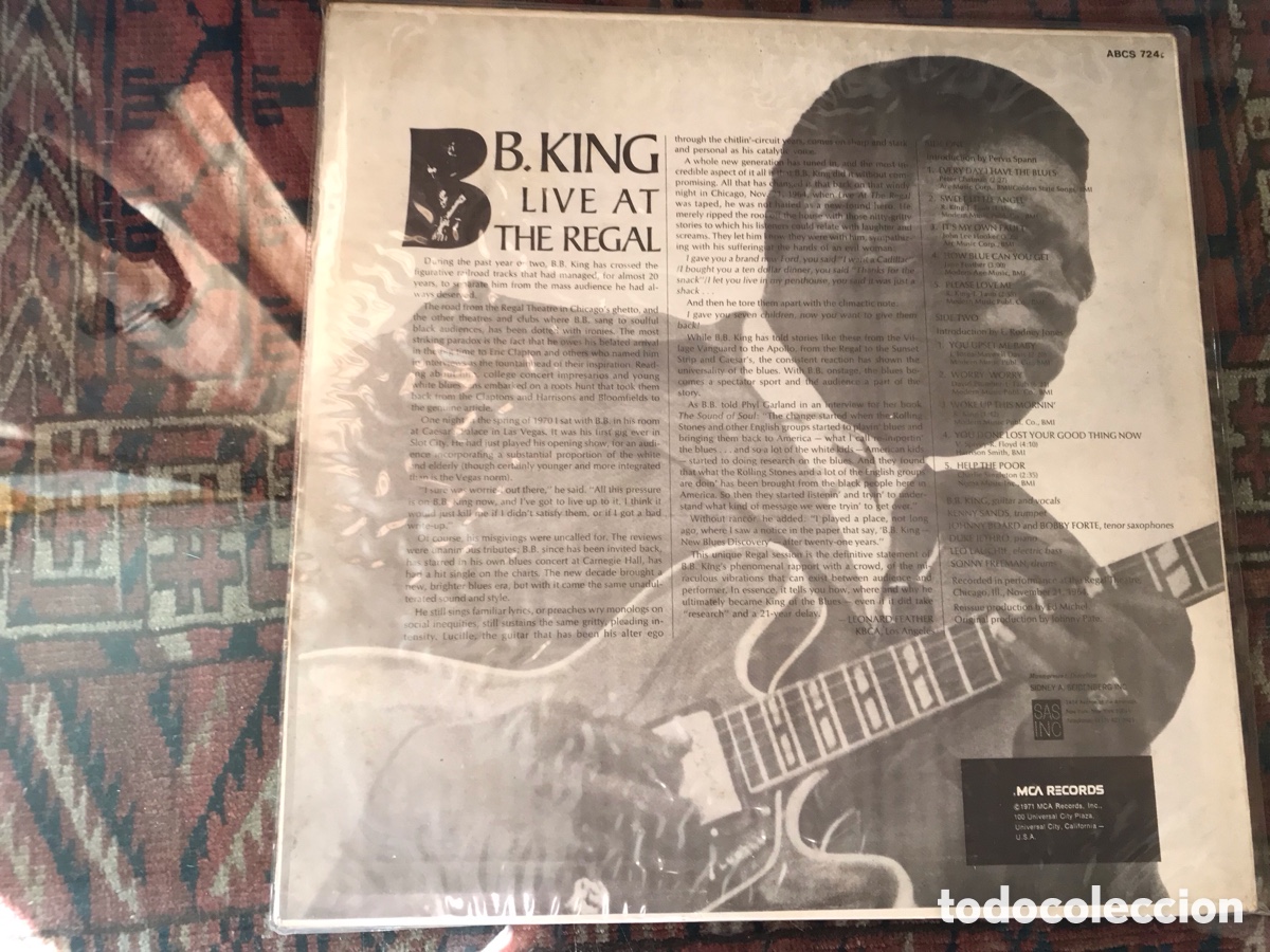 Discos de vinilo: Live at the Regal. B. B. King - Foto 2