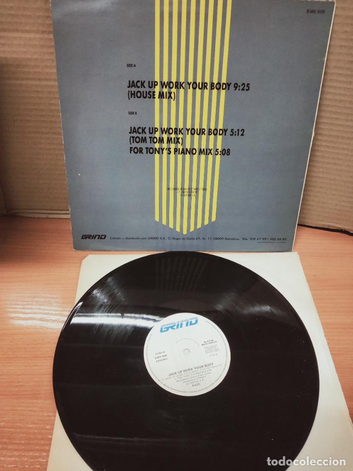 Discos de vinilo: RAZE - JACK UP WORK YOUR BODY - MAXI DE 1987 - Foto 2