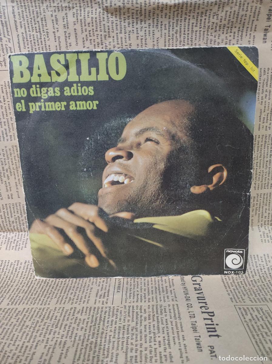 Discos de vinilo: Basilio &ndash; No Digas Adios / El Primer Amor - Foto 1