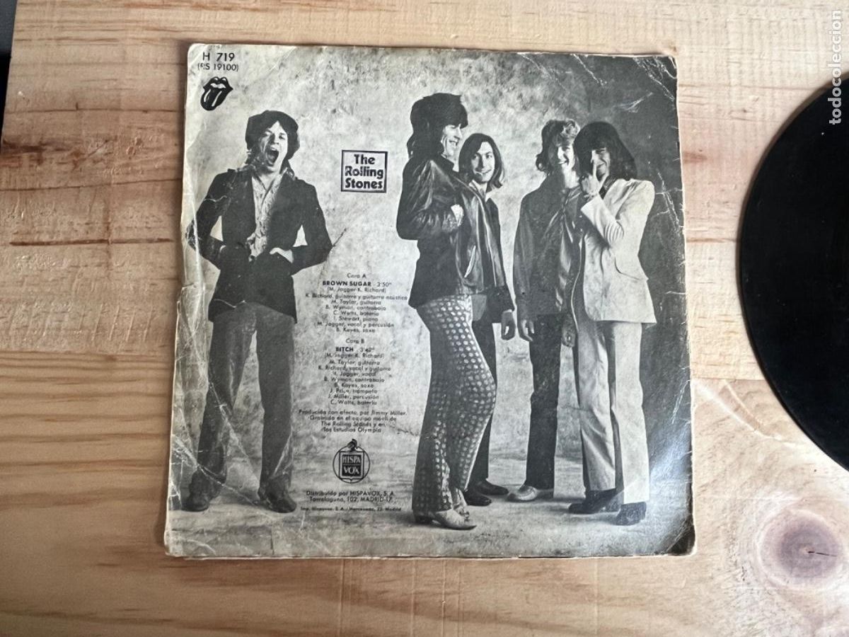 Discos de vinilo: Ik39. DISCO VINILO ROLLING STONES BROWN SUGAR / BITCH - Foto 2