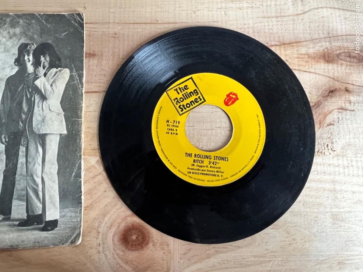 Discos de vinilo: Ik39. DISCO VINILO ROLLING STONES BROWN SUGAR / BITCH - Foto 3