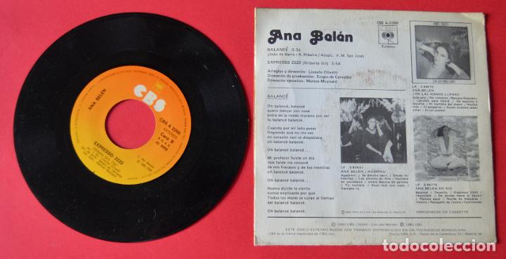 Discos de vinilo: ANA BELEN - BALANC&Eacute; - Foto 2