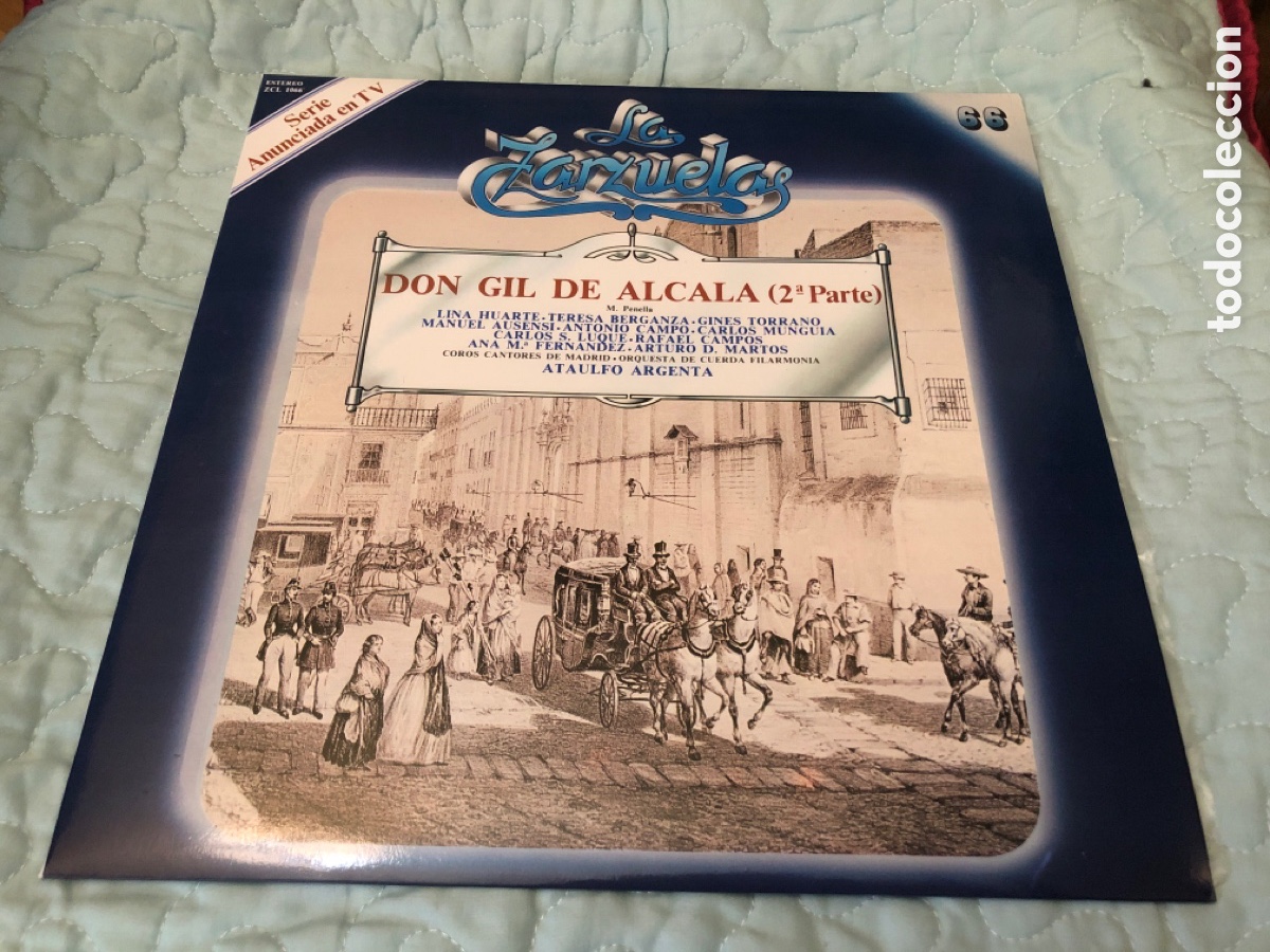 Discos de vinilo: Don Gil de Alcal&aacute;. Ata&uacute;lfo Argenta - Foto 2