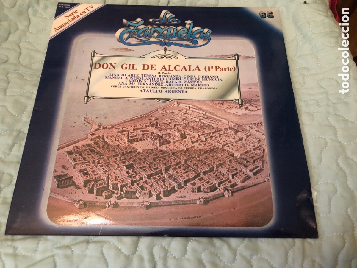 Discos de vinilo: Don Gil de Alcal&aacute;. Ata&uacute;lfo Argenta - Foto 1
