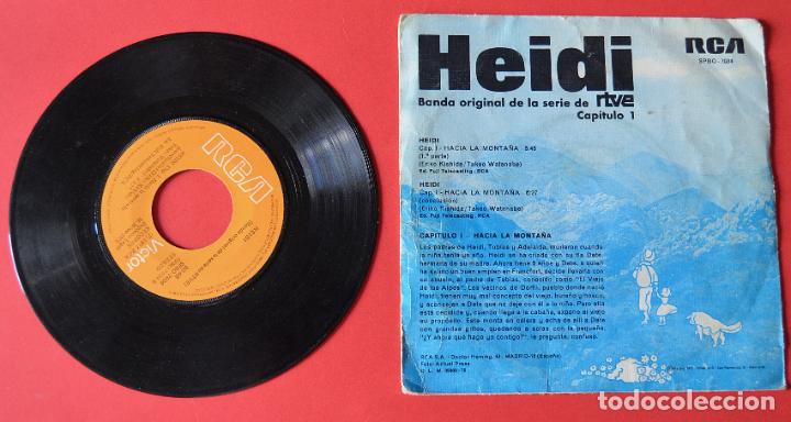 Discos de vinilo: HEIDI - BANDA ORIGINAL DE LA SERIE DE RTVE - CAP&Iacute;TULO 5 - Foto 2